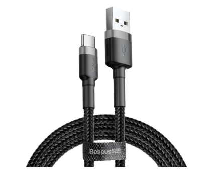 Kabel BASEUS USB - USB-C Cafule 2M czarno-szary